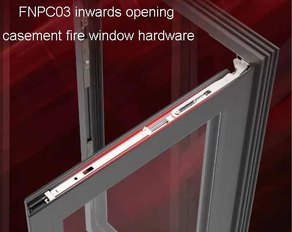 FNPC03 inwards opening casement fire window hardware FNPC03 về phía trong phần cứng cửa sổ chống cháy mở cửa sổ