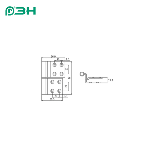 Bản Lề Cửa Sổ JX05B