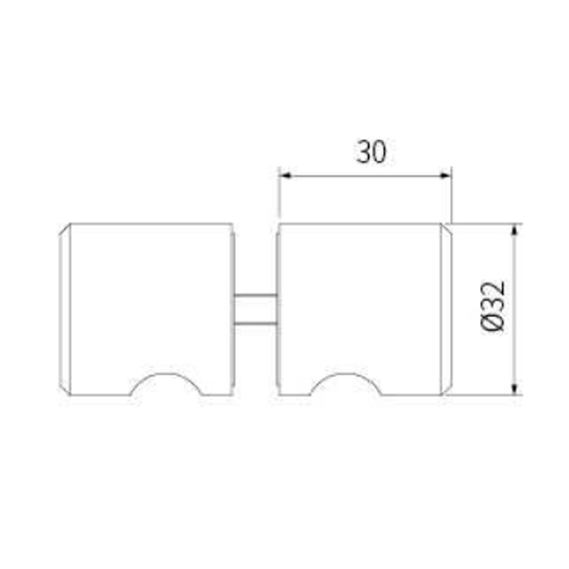 Núm tay nắm cửa kính phòng tắm bằng thép không gỉ