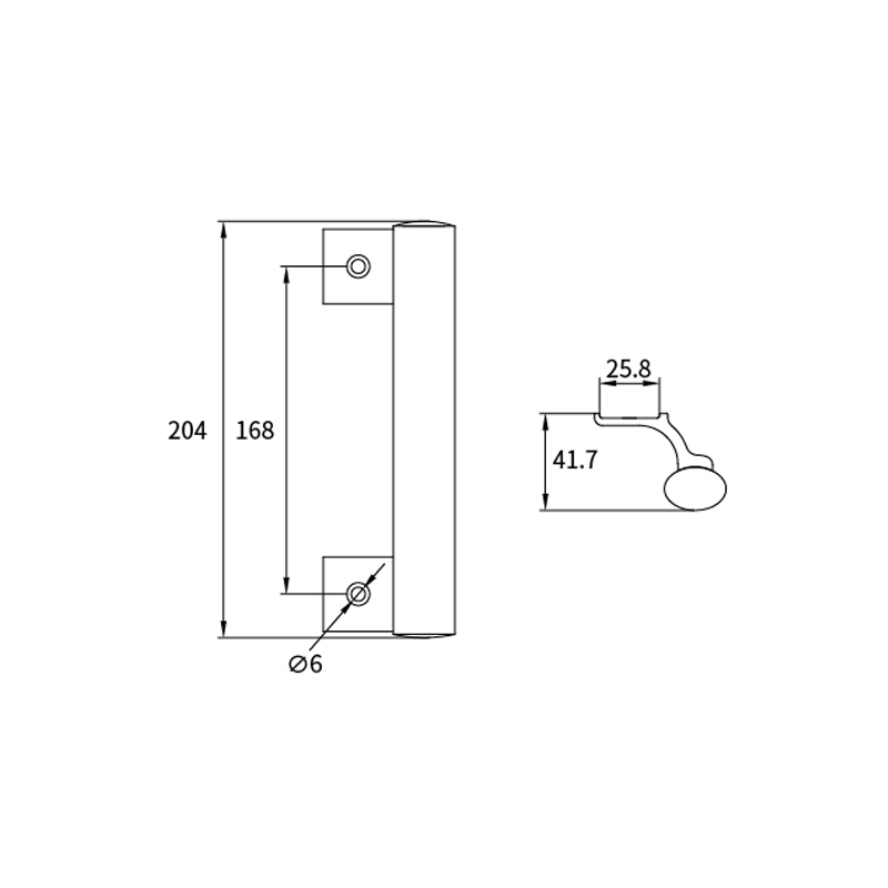 Tay nắm khóa trượt STG23-55