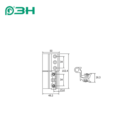 Bản Lề Cửa Sổ JX14