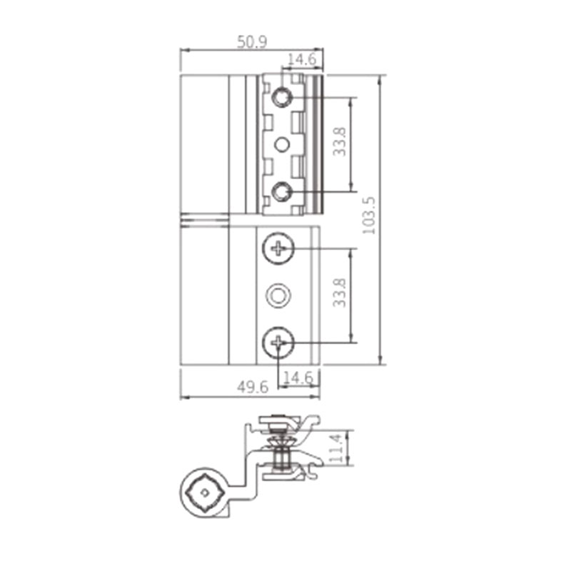 Bản Lề Cửa Sổ JX46