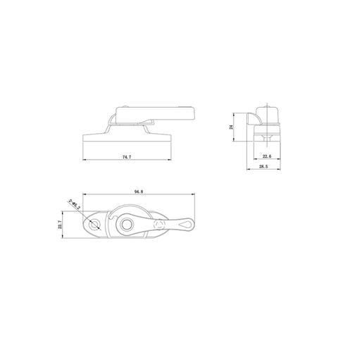 Khóa Lưỡi Liềm PSB12
