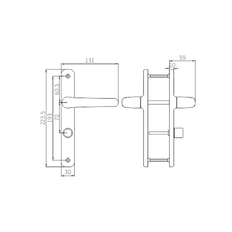 Tay nắm cửa CZM20B