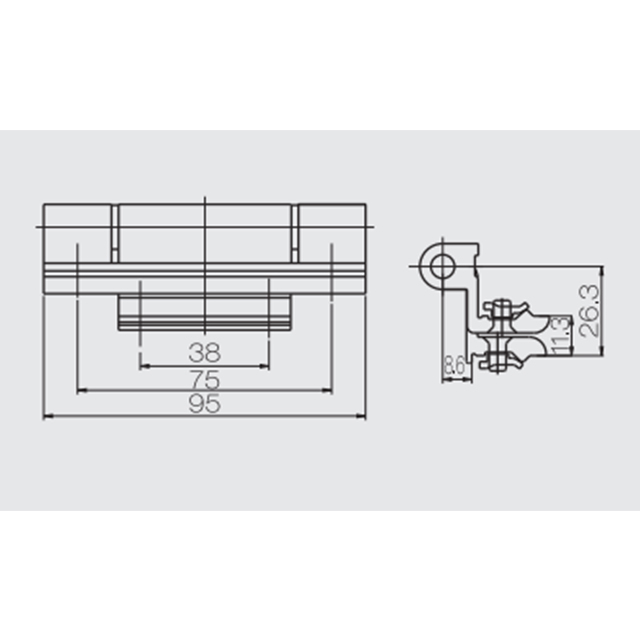 Bản Lề Cửa Sổ Cửa Sổ JX12A