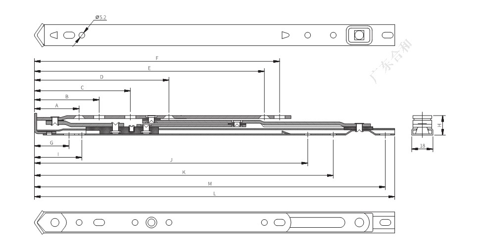 Giá xuất xưởng Thép không gỉ 304 ma sát chất lượng cao cho cửa sổ UPVC Windows PHZS