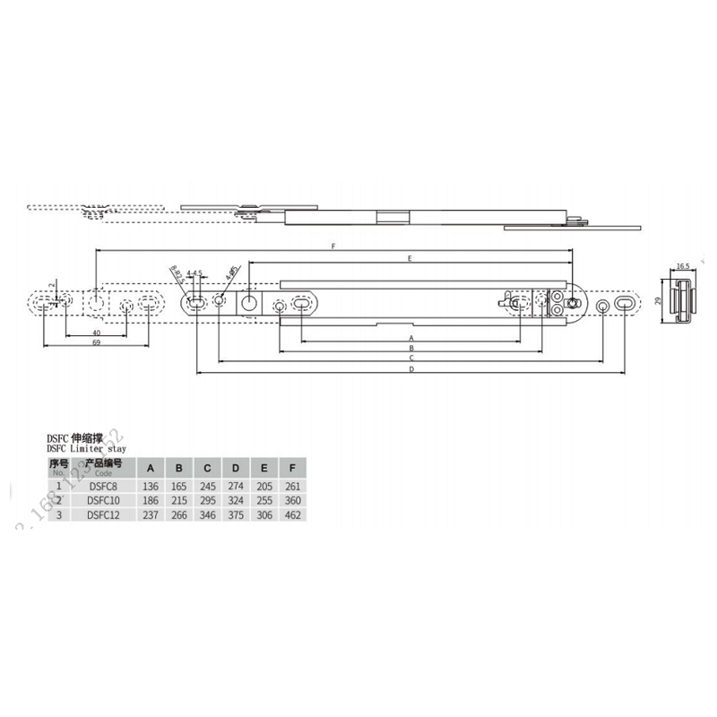 Cửa sổ kính thiên văn bằng thép không gỉ Top Hung DSFC08-12