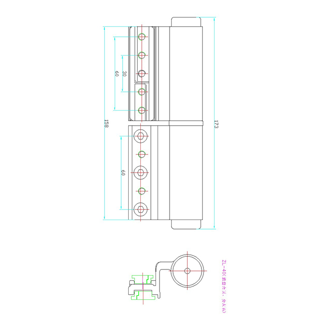 Bản lề thủy lực JH22