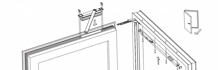 Khuyến nghị 3H ITS106 Cửa đ&oacute;ng-Kiểm so&aacute;t cửa an ninh tinh tế Butler2