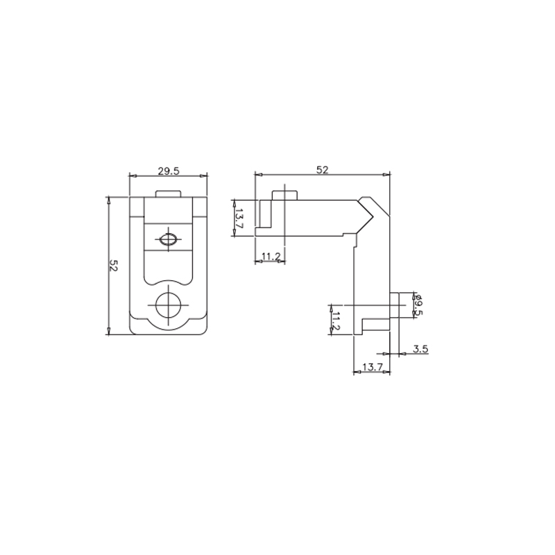 Đầu nối góc cửa và cửa sổ CCG01