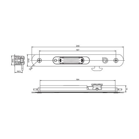 Khóa chốt trượt STG35