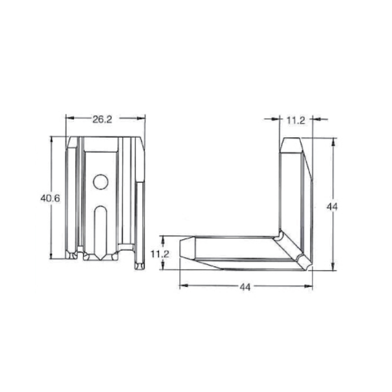 Đầu nối góc CCG275