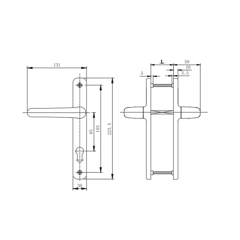 Tay nắm cửa CZM20A