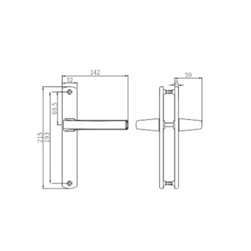 Tay nắm cửa CZM09A