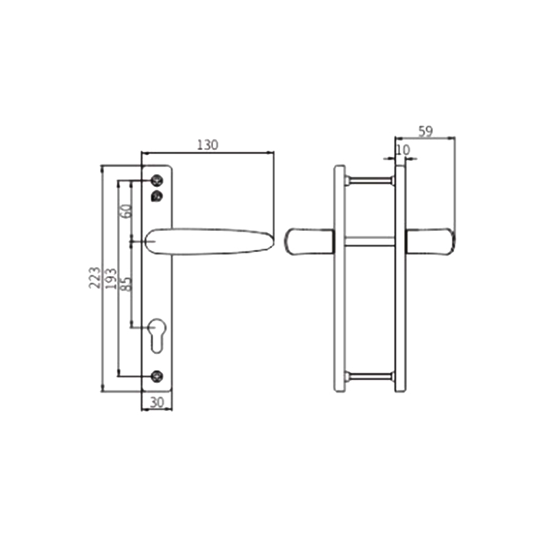 Tay nắm cửa CZM04C