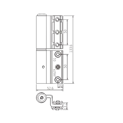 Bản lề cửa sổ JX67F