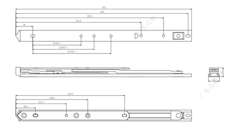 Cửa sổ ma sát OEM SS304 vẫn HHT14