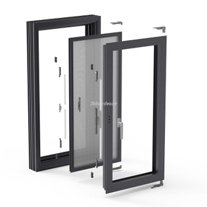Màn hình bên ngoài bên trong hệ thống cửa sổ tích hợp swing