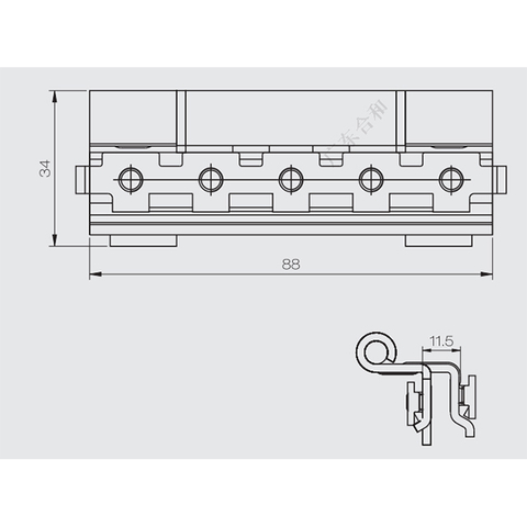 Bản lề chống cháy FJX03