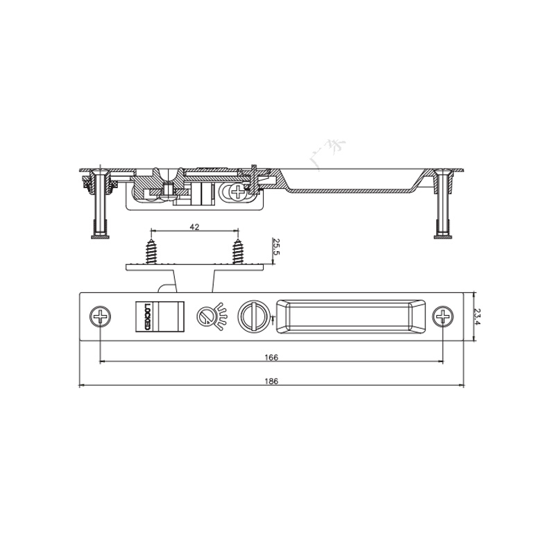 Khóa Chốt Trượt STG06A