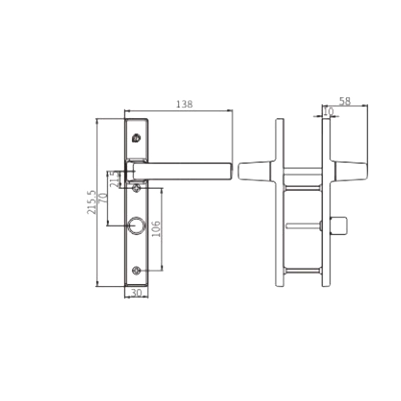 Tay nắm cửa CZM23B