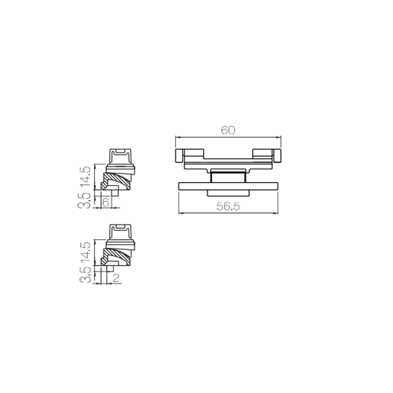 Khóa Cửa Giữa Cửa Sổ UPVC PJK02