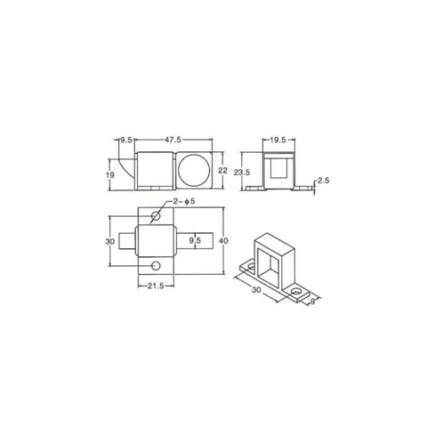 Bu lông cửa sổ mở cửa sổ giá tốt nhất MX507B