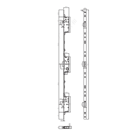 Thân khóa cửa sổ tùy chỉnh bằng thép không gỉ P0725-TY