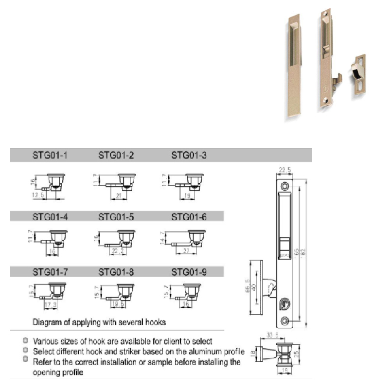 Khóa cảm ứng cúi STG02 