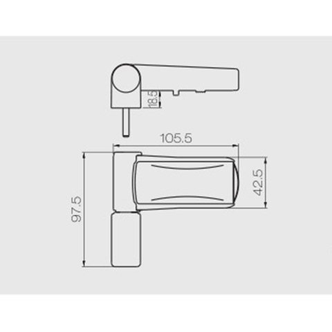 Giá xuất xưởng Hợp kim nhôm Cửa nhựa UPVC Bản lề 3D PJH11