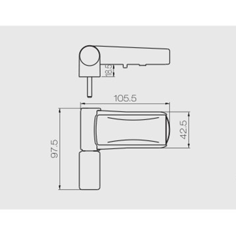 Giá xuất xưởng Hợp kim nhôm Cửa nhựa UPVC Bản lề 3D PJH11